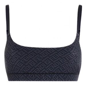 SKIMS X FENDI BLACK SCOOP BRA